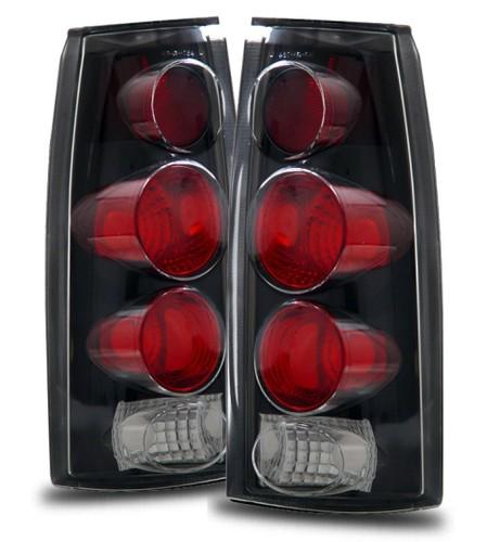 88-98 c/k full size/tahoe/92-94 blazer/99-00 escalade black altezza tail lights