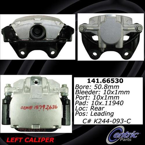 Centric 142.66530 rear brake caliper-posi-quiet loaded caliper-preferred