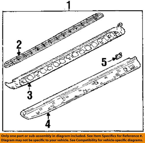 Gm oem 88980086 running board-step cover