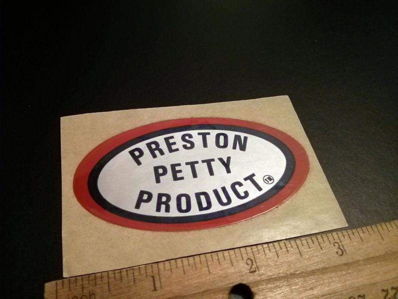 Vintage mx - nos preston petty products decal sticker old motocross ahrma