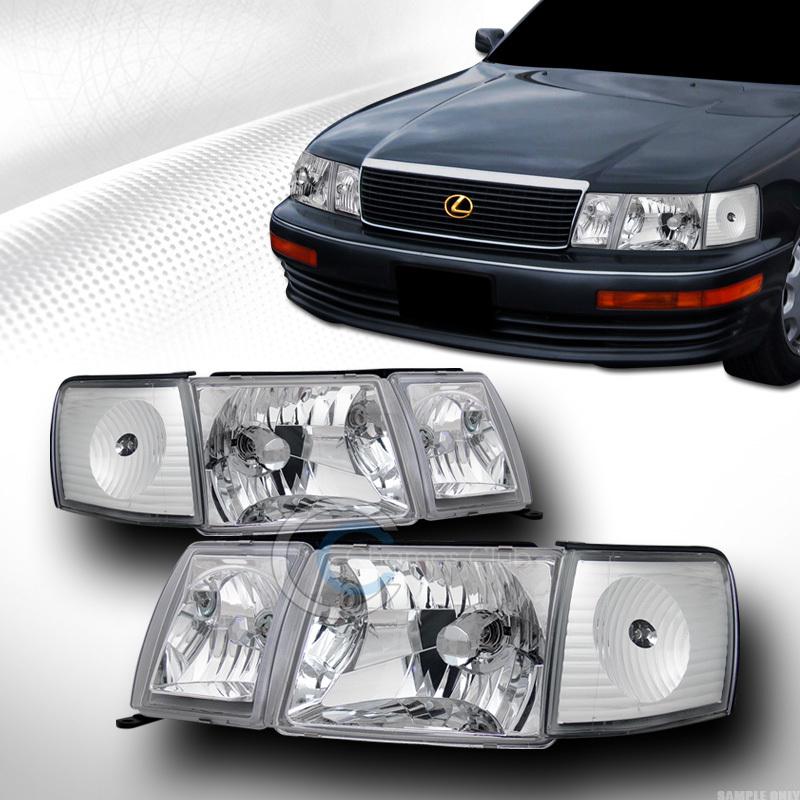 Purchase JDM CRYSTAL CHROME HEAD LIGHTS+SIGNAL CORNER+FOG LAMPS KS 6PC ...