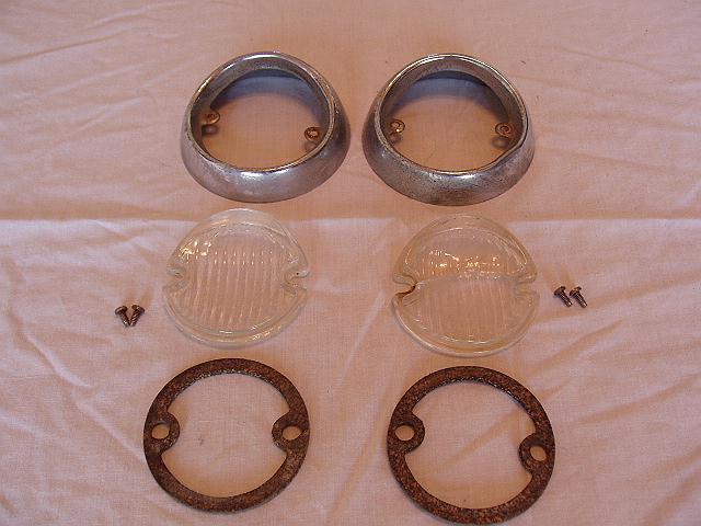 Oldsmobile backup light bezels and lenses