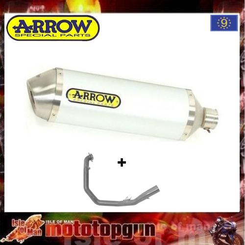 Full exhaust arrow race tech aluminium steel ktm duke 690 2008 2009 08 09