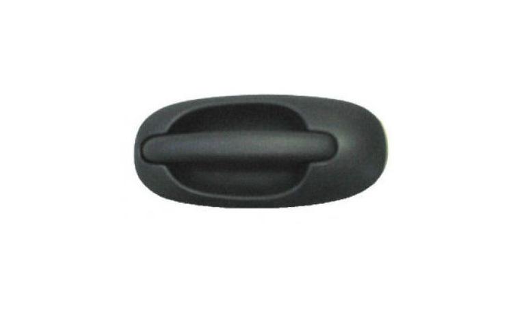 Driver replacement outside sliding texture door handle w/o key hole 96-00 dodge