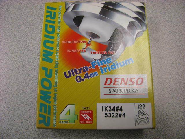 Denso iridium sparkplugs / 4 pack / ik34-5322 #4