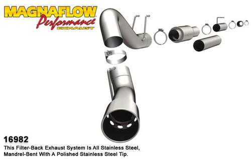 Magnaflow 16982 ford diesel 6.4l diesel, 5in magnaflow diesel exhaust