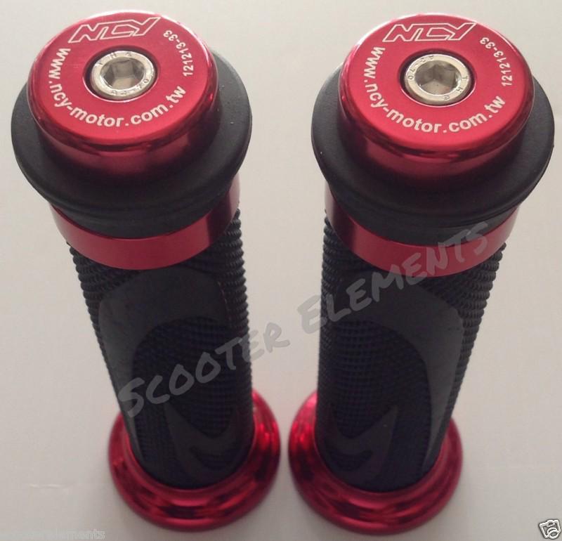 Gy6 150cc ncy high quality universal grips (red) 7/8" 