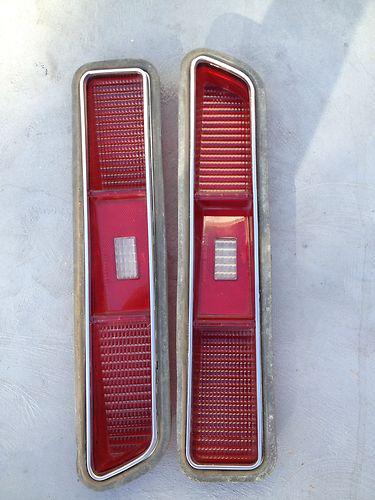 Original tail light lenses 1969 camaro