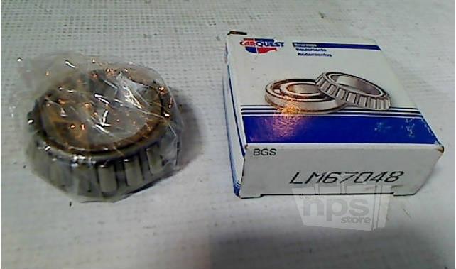 Carquest lm67048 wheel bearing cone, tapered, outer diameter 2"