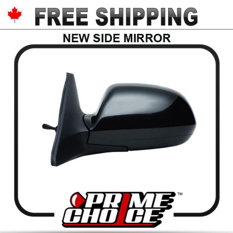 New manual drivers side view door mirror