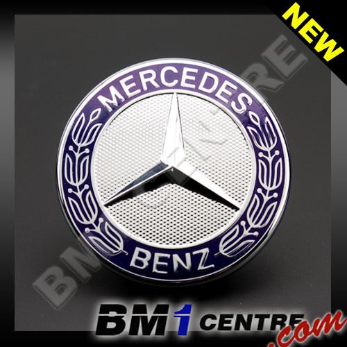 Oem benz flat hood bonnet emblem w203 c class c200 c240 c280 c320 c350 c32 amg