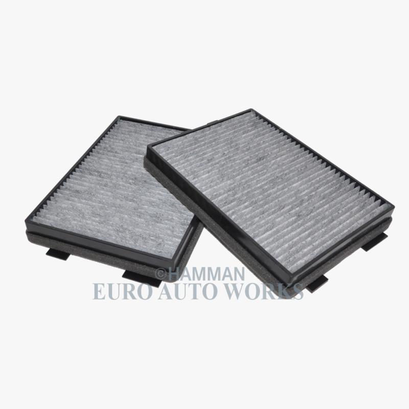 Bmw a/c cabin dust air filter charcoal oem quality hamman 64119216588 (2pcs)