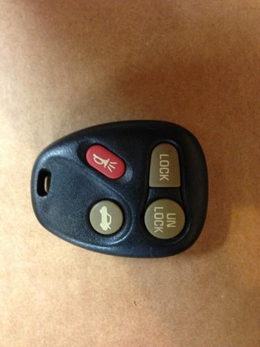 Chevrolet pontiac buick gmc cadillac key fob transmitter 16263074