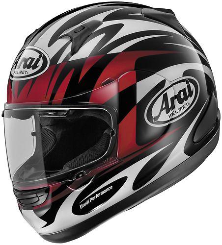 Arai signet-q graphics motorcycle helmet mask red large