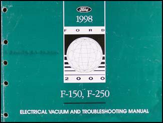 1998 ford f150 f250 electrical troubleshooting manual wiring diagram truck oem