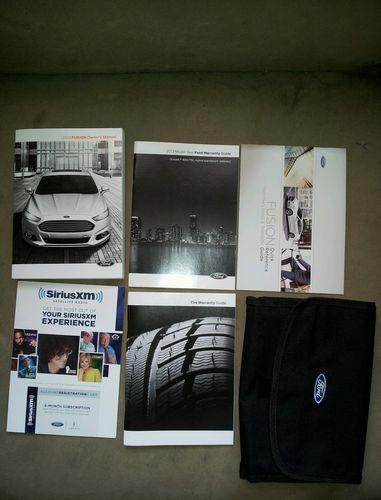 2013 ford fusion owners manual