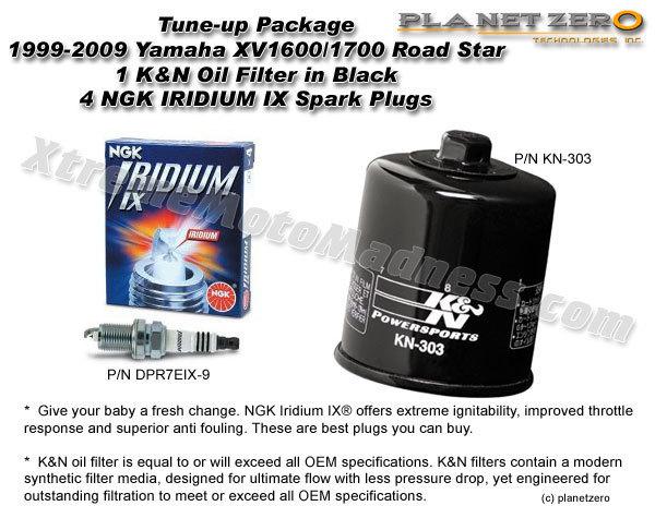 Yamaha  xv1600/1700 roadstar tune-up pack.