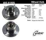 Centric parts 405.61006e rear hub assembly