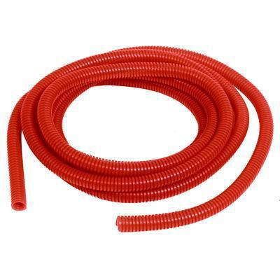 Taylor cable convoluted tubing plastic red 3/8" diameter 10 ft. long each 38280