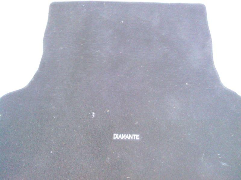  oem rear trunk floor mat mitsubishi diamante 97 98 99 00 01 02 03 04 black