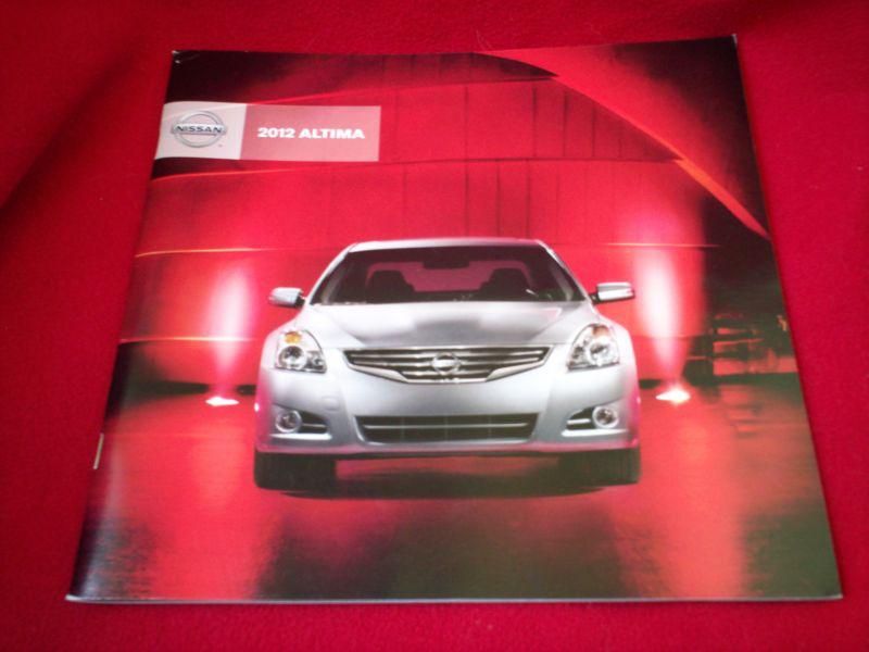2012 nissan altima sedan + coupe - 38-page brochure - 2.5 s sl sr -free shipping