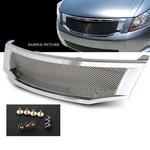 08 09 10 honda accord 4dr ty-r chrome mesh grill