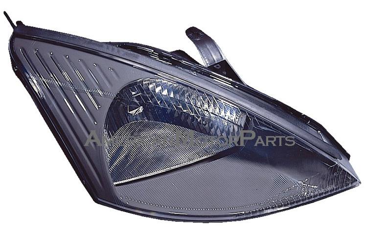 Passenger side replacement headlight w/o hid grey housing 03-04 ford focus