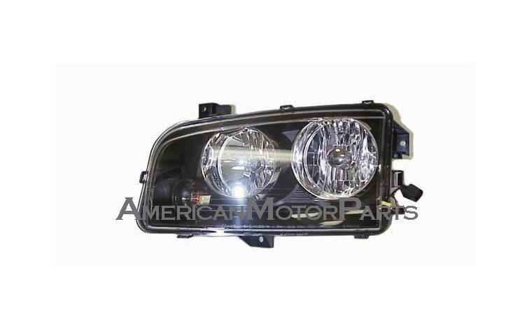 Left driver side replacement headlight halogen type 06-10 dodge charger