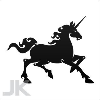 Decal stickers horse farm meadow horses turf races ranch unicorn 0502 x4342