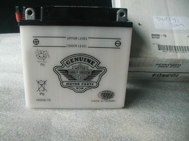 Harley sportster dyna oem battery 70-78