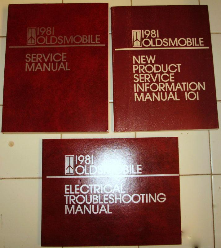 1981 oldsmobile cutlass toronado 98 88 new product & electrical service manuals