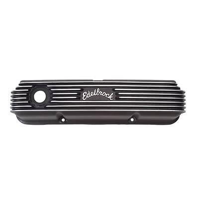 Edelbrock 41623 tall profile classic cast aluminum valve covers fe v8 -