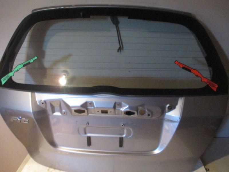 07 08 2007 2008 honda fit sport 1.5l rear trunk / hatch  tail gate lid shell oem