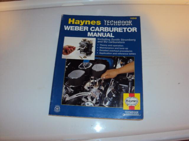 Haynes textbook weber carburator manual # 10240