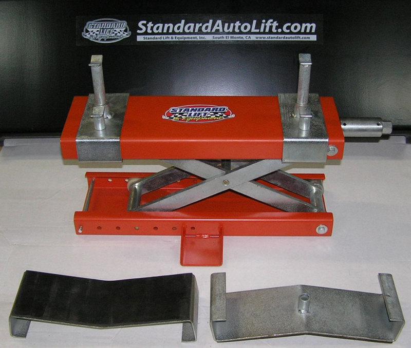 New! 1,000lb capacity stdj-7 scissor jack, fits under motorcycle and atv frames 