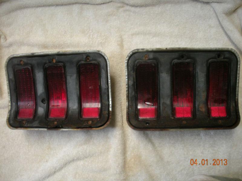 1967-1968 mustang taillights