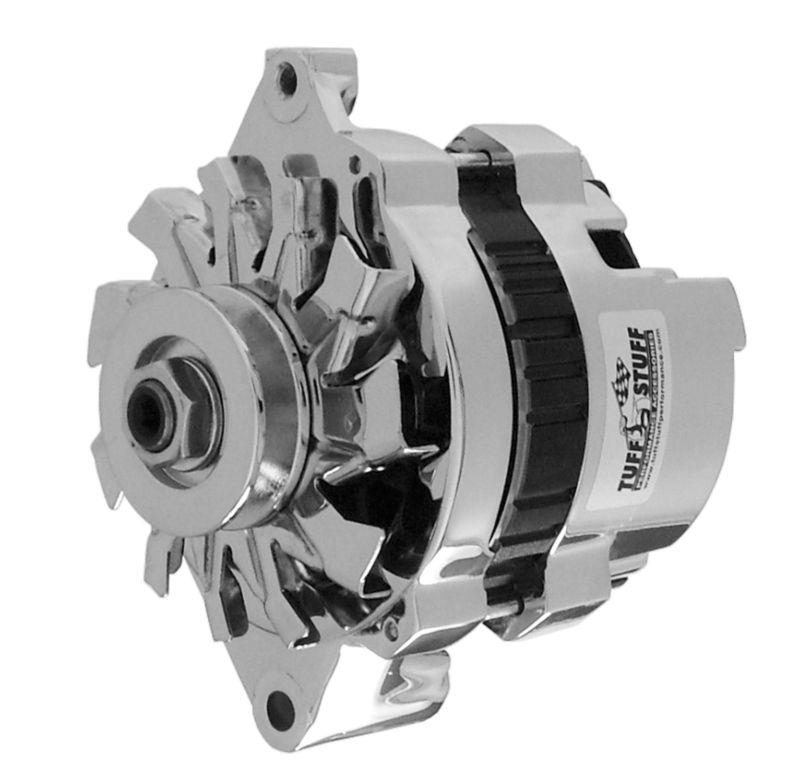 Tuff stuff performance 7937a mini alternators 80 amps chevy chrome -  tfs7937a