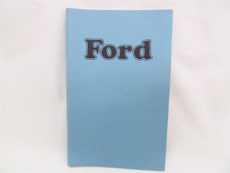 1974 ford owner's car manual second printing mark corp. august 73