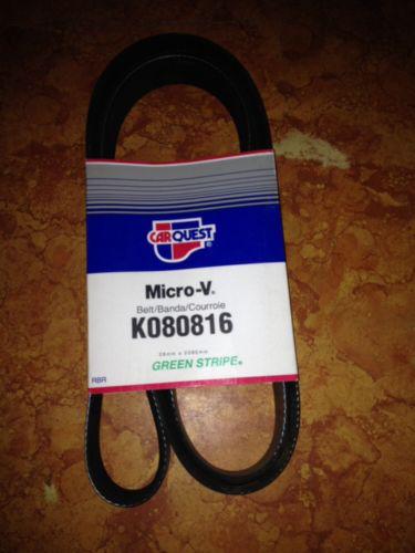 Carquest micro-v green stripe belt #k080816 