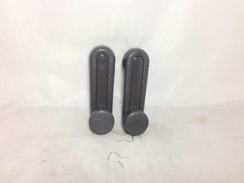 Pair lh, rh window crank handle gray/for toyota corolla camry tundra celica mr2 