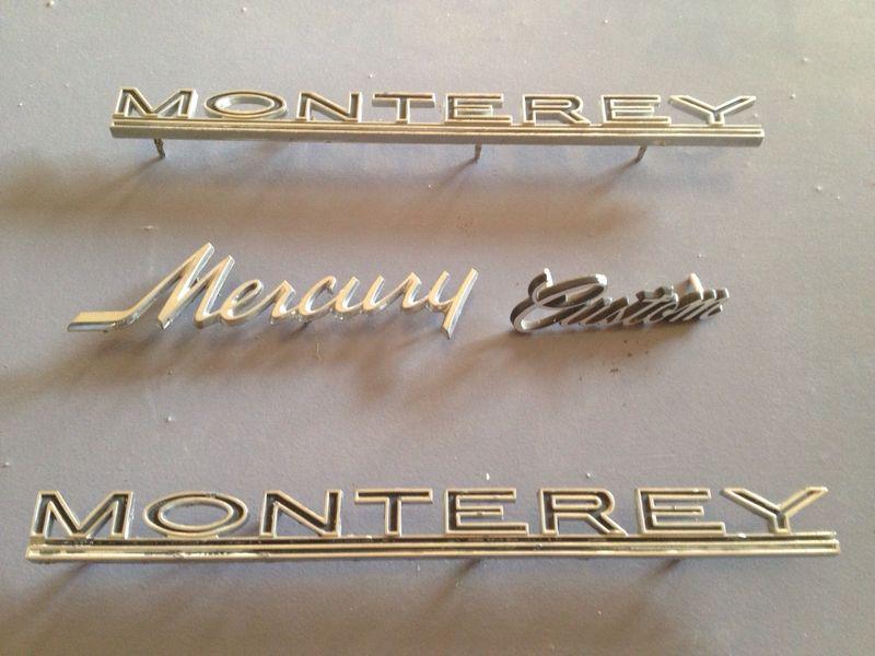 1969 mercury monterey emblems