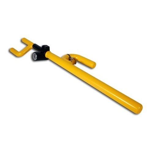 Dr. hook steering wheel anti-theft vehicle security lock - yellow