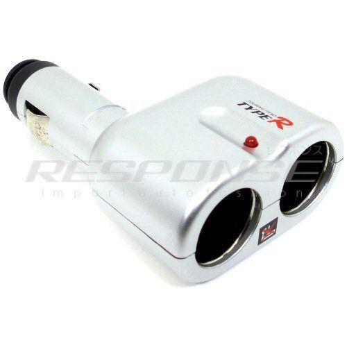 12v dual power adapter outlet socket japanese accessory yac type r ps-34 jdm