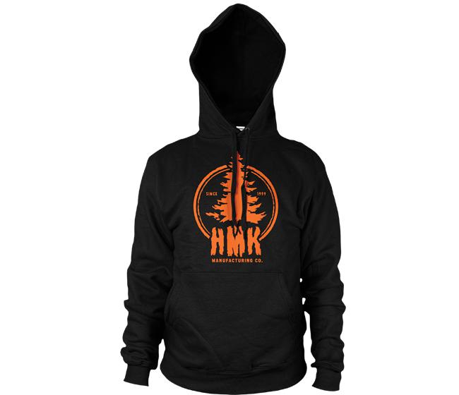 Hmk stamp black hoodie snowmobile casuals sweater