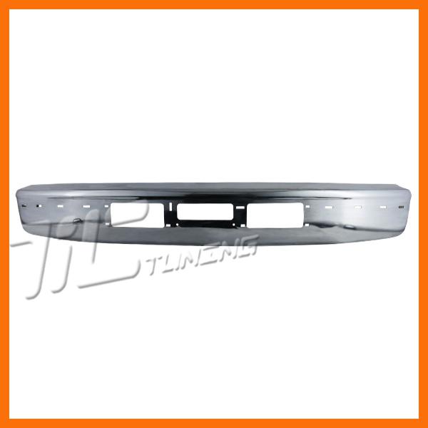 1992-1996 ford f150 f250 super duty front bumper fo1002254 chrome steel face bar