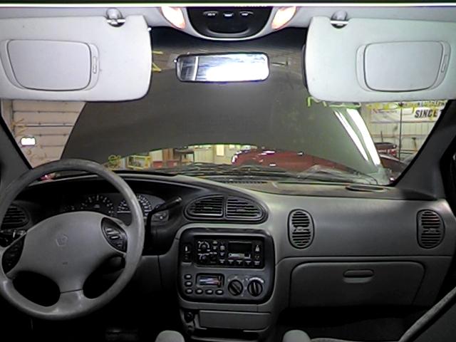 2000 dodge caravan sunvisor lh driver gray lighted/mirror 2596873