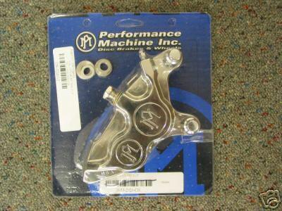 Performance machine 0053-2920-ch  4 piston caliper  r.f. '00-13 harley. ds324612