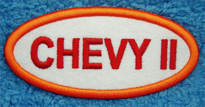 Chevrolet chevy ii embroidered patch iron on