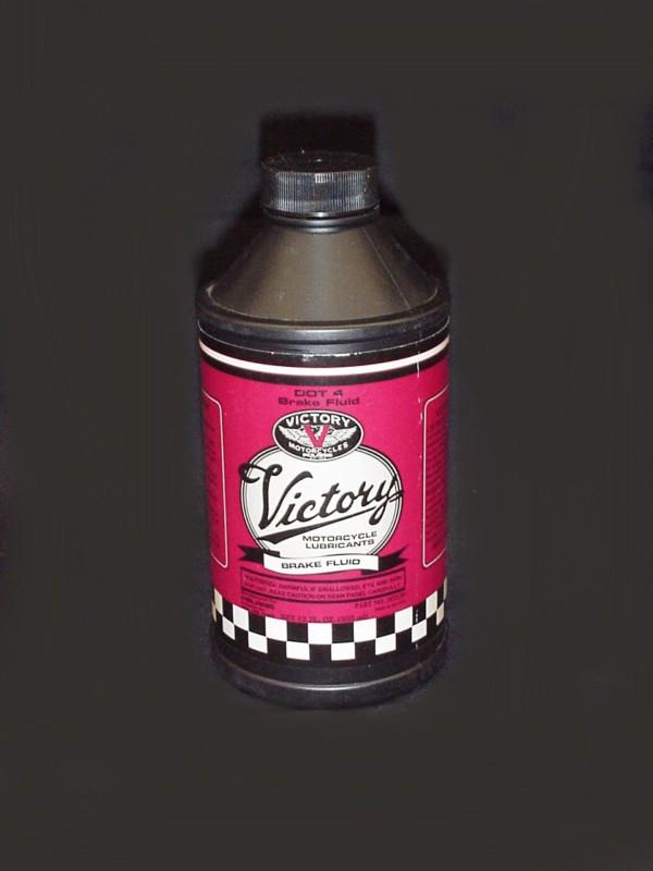 Victory motorcycle oem dot 4 brake fluid 12 oz genuine polaris