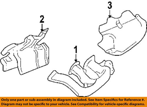 Gm oem 12605580 exhaust manifold gaskets/exhaust manifold gasket